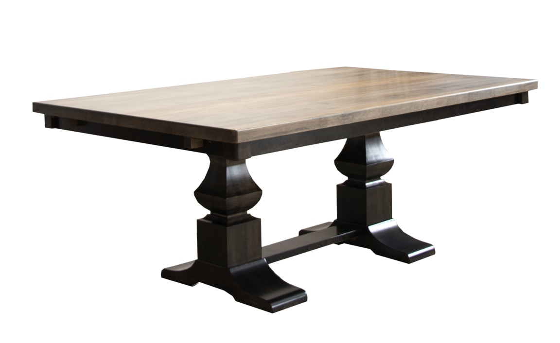 Palettes by Winesburg Wormy Maple 48" x 72" Table with 8 Chairs